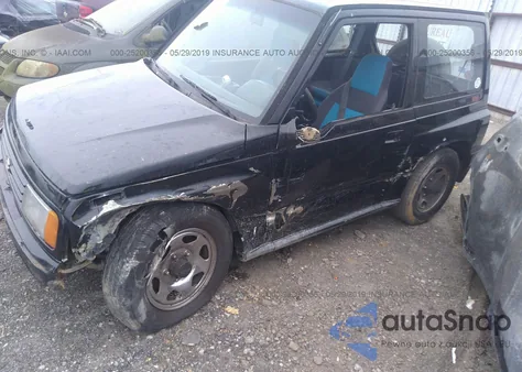 1989 Suzuki Sidekick из США, поврежденный, VIN JS4TA01V1K4100749